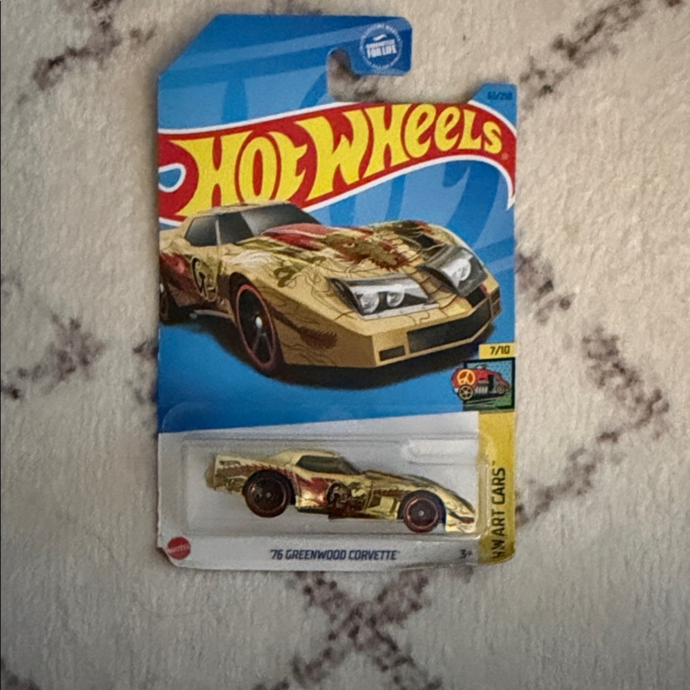 Mattel HW Art Cars '76 Greenwood Corvette